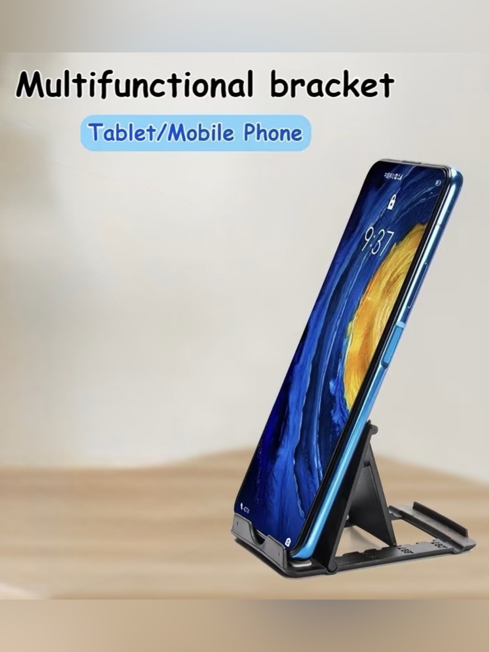 Black Universal Smartphone & Tablet Stand - Portable Holder